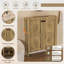 Armoire de plancher pliante 30 po avec lavabo en céramique-1806241465