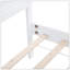 Grand lit traditionnel en bois, blanc-1107987859