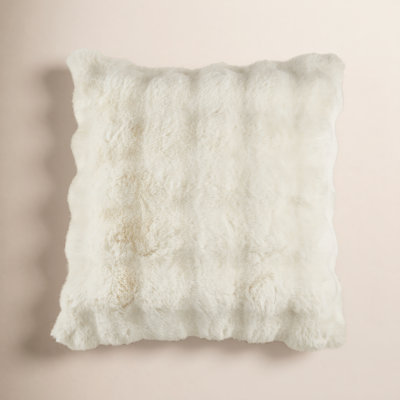 Cozy Bubble Faux Fur Pillow Cover