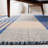 Anjail Flat Weave Wool/Cotton Plaid Rug in Orange/Blue-2136626908