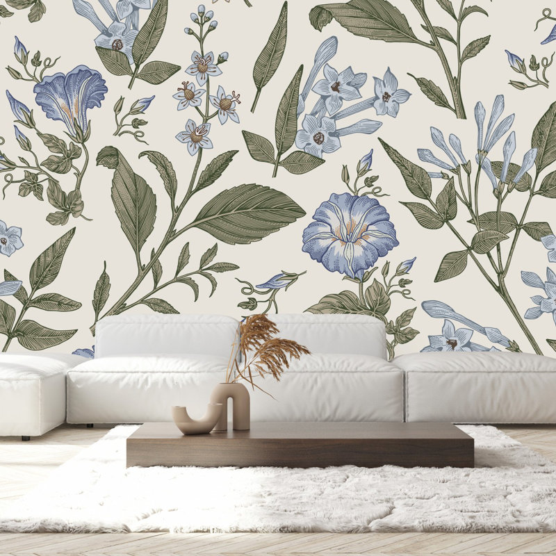 Rouleau de papier peint L 10,4 pi x l 125 po Wildflowers
