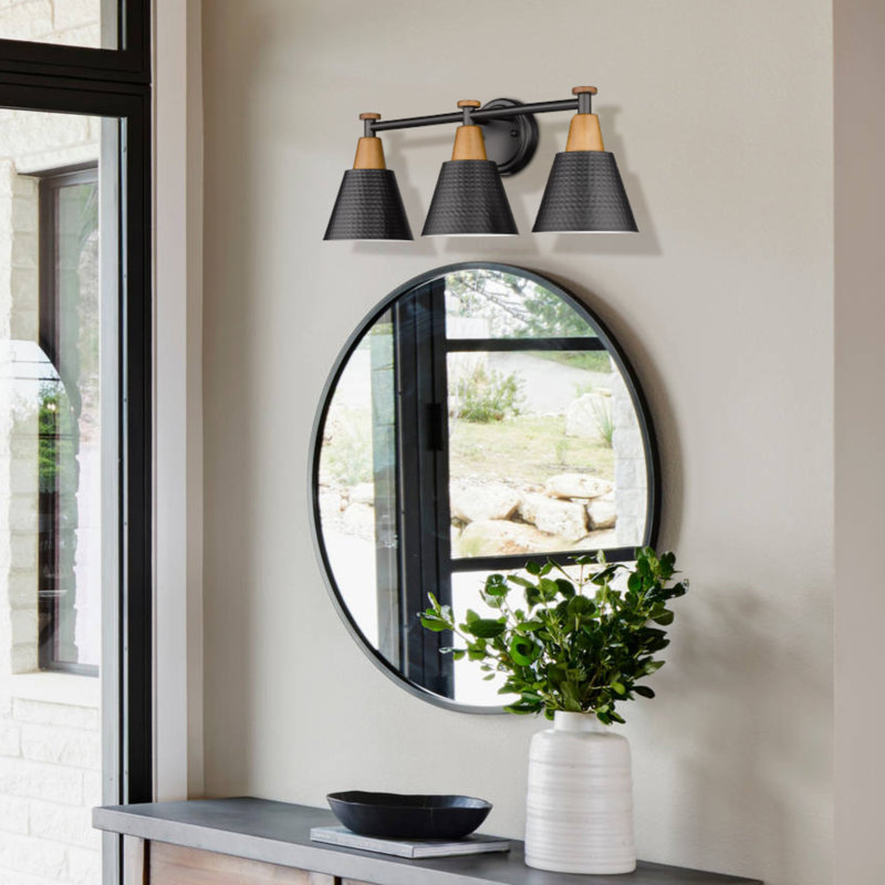 Hitterdal 3 - Light Dimmable Vanity Light, Black