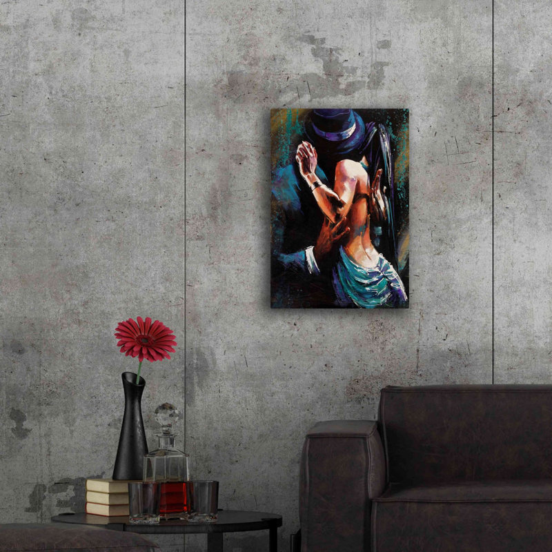 «Passional» par Colin John Staples, art mural sur toile, H 26 po x l 18 po x P 0,75 po