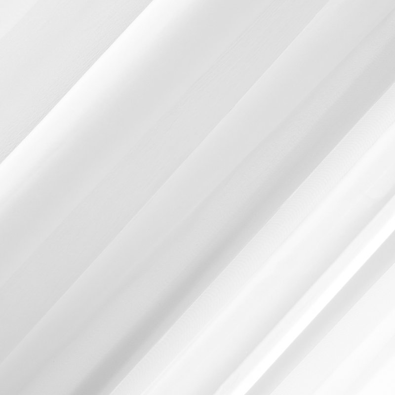 Panneau de rideau transparent avec passe-tringle Wayfair Basics®, blanc, l 59 po x L 72 po