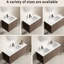 Lavabo pour salle de bain à double cuve en céramique blanc laiteux, conception à rebord mince 121 X 46 17 cm, style traditionnel américain, émaillé de haute qualité, ensemble sécuritaire, choix d'installation flexible Lavabo en porcelaine,