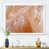 Impression blanche sur toile encadrée