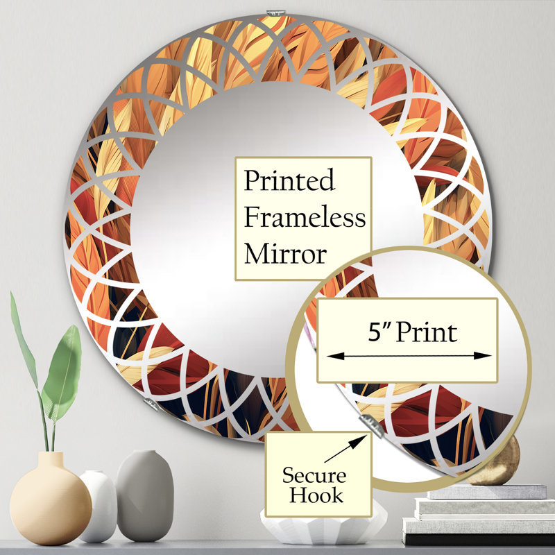 Miroir mural bamberg, 24 po x 24 po