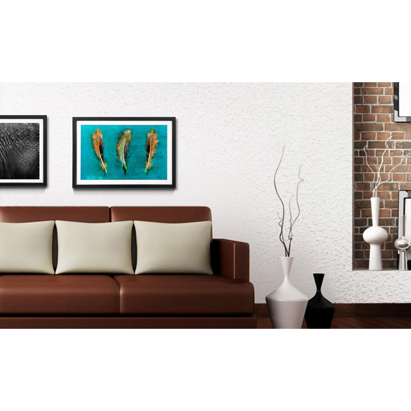 Streetart Flight To Heaven - Single Picture Frame Print, 64cm H x 84cm W x 2.2cm D