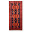 Tapis bleu marine en laine noué à la main de conception unique 4 pi 9 po x 10 pi 3 po Jiaxin