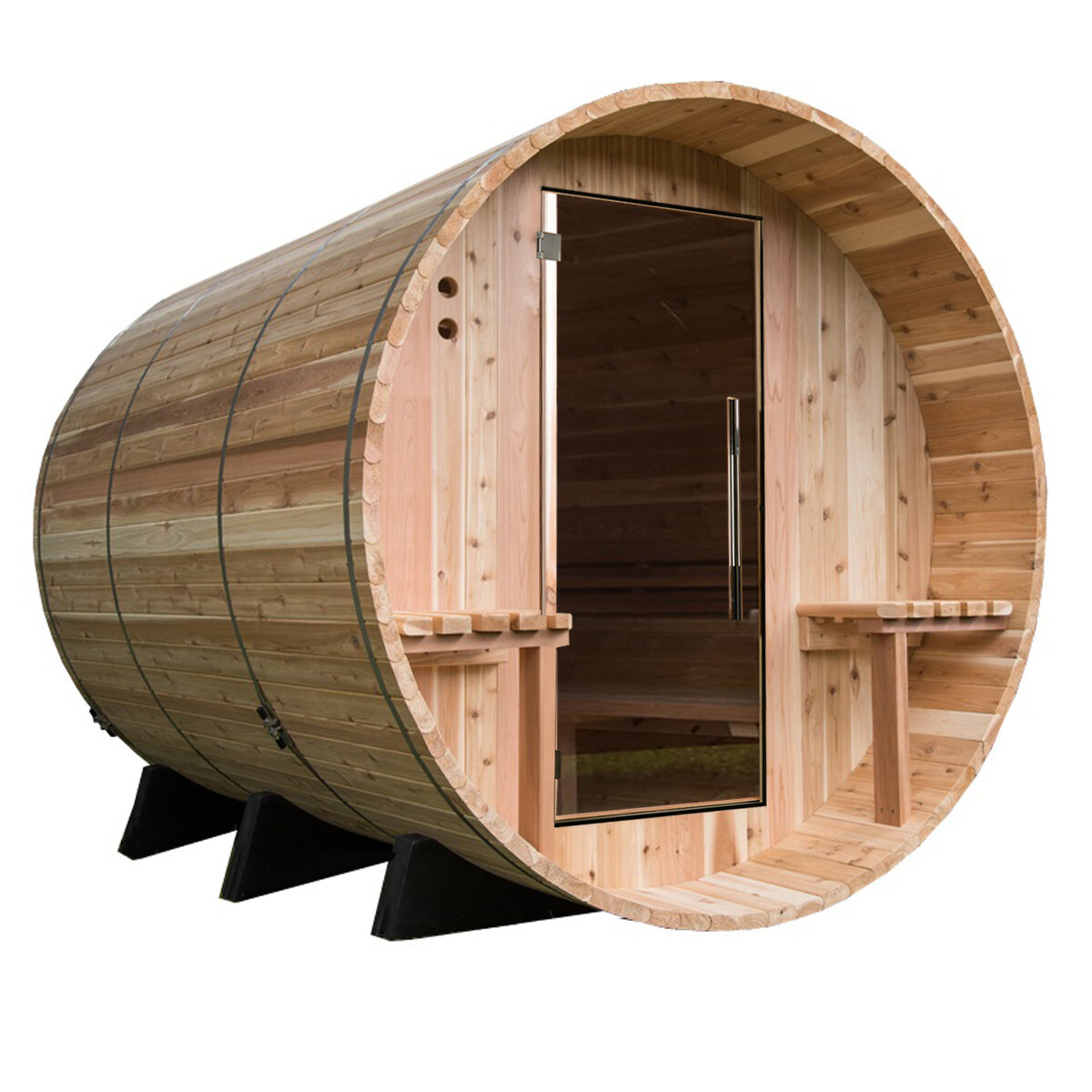 Almost Heaven Saunas Huntington 6 - Person Traditional Steam Sauna in ...