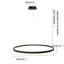 Luminaire suspendu pour îlot de cuisine rond à 1 lumière Stockham-1285275751-1285275754