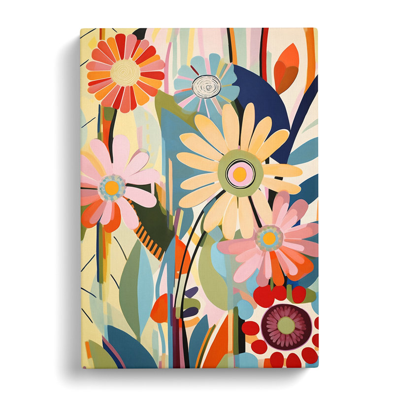 Unique Flowers Vol.2 - Wrapped Canvas, 50cm H x 35cm W x 3cm D