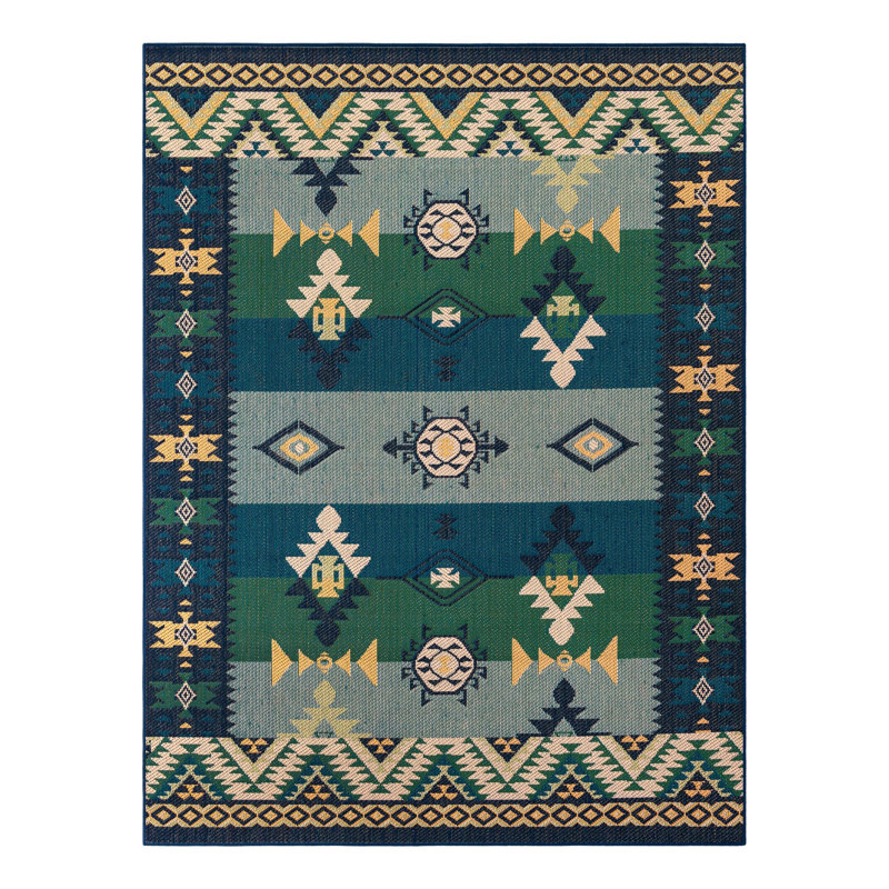 Ciudad Marlenia Indoor/Outdoor Area Rug, Rectangle 7 pi 10 po x 10 pi