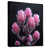 Toile avec cadre flottant noir