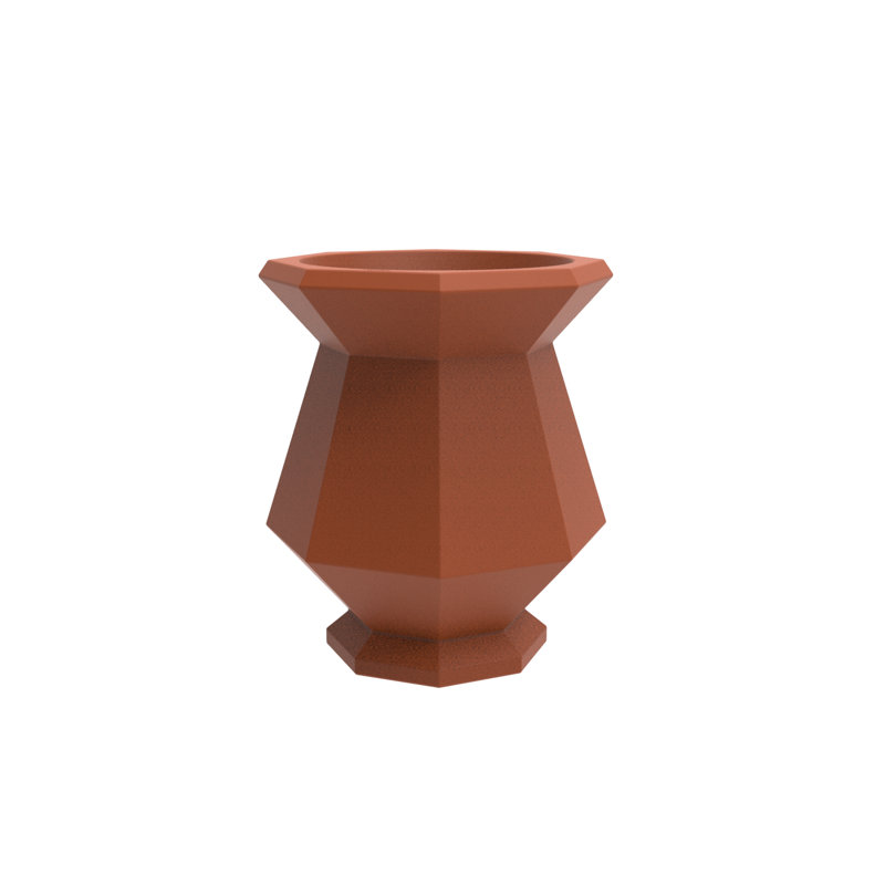 Origami - Kashi Planter, Clay, 31.5" H x 24.25" W x 24.25" D