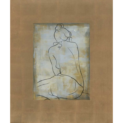 " Femme Assise II " by Dan Bennion Painting Print