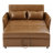 Convertible Sleeper Sofa with Integrated USB Charging