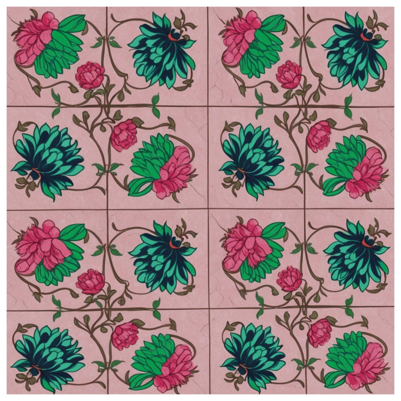 Couvertures à motif floral rose, 50in W x 60in H
