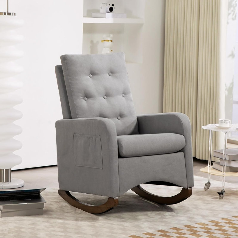 Outdoor Lounge Chair, Light Grey