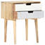 Valle 47cm W Solid Wood Bedside Table