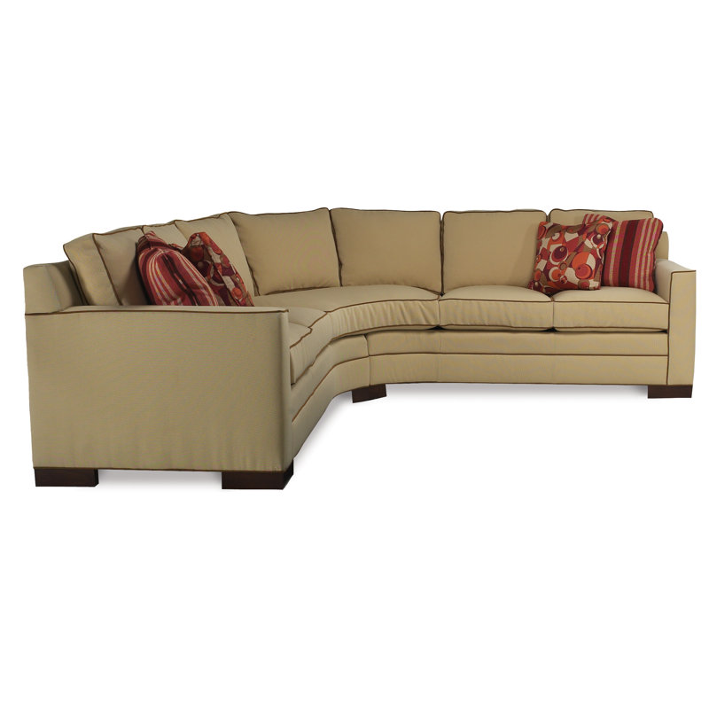 American Bungalow 2 - Piece Upholstered Sectional, Impala Storm, Havana