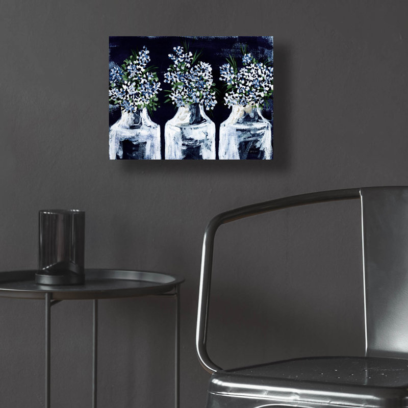 Art mural en verre «Florals in Glass» par Yvette St. Amant, H 12 po x l 16 po x P 0,13 po