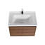 Meuble-lavabo flottant 28 po avec lavabo mural Norwell-96872298