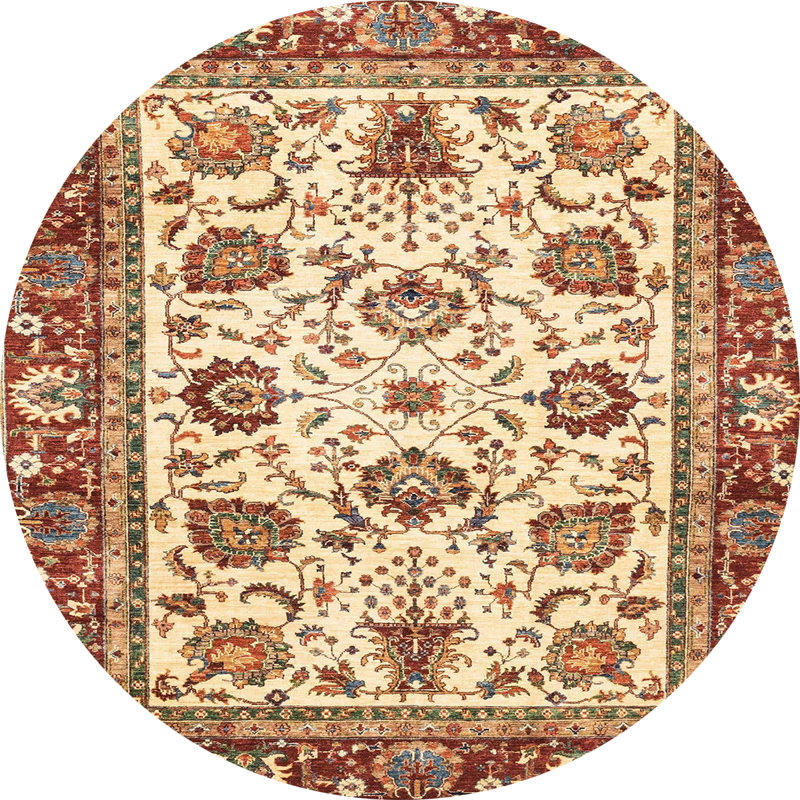 Tapis abstrait moderne 3091, Rond 4 pi