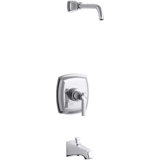 Margaux® Rite-Temp Bath And Shower Valve Trim with Lever Handle And NPT Spout, Less Showerhead