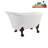 51.2'' x 25.6'' Soaking Acrylic Bathtub-72770757-90752833