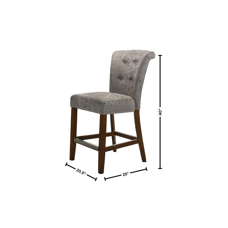 Chaise à hauteur de comptoir Wildon Home®