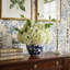 Hydrangea Floral Arrangement In Decorative Ceramic Vase