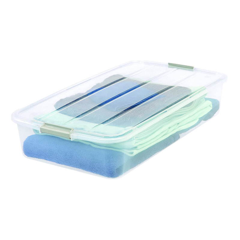 Rangement en plastique sous le lit