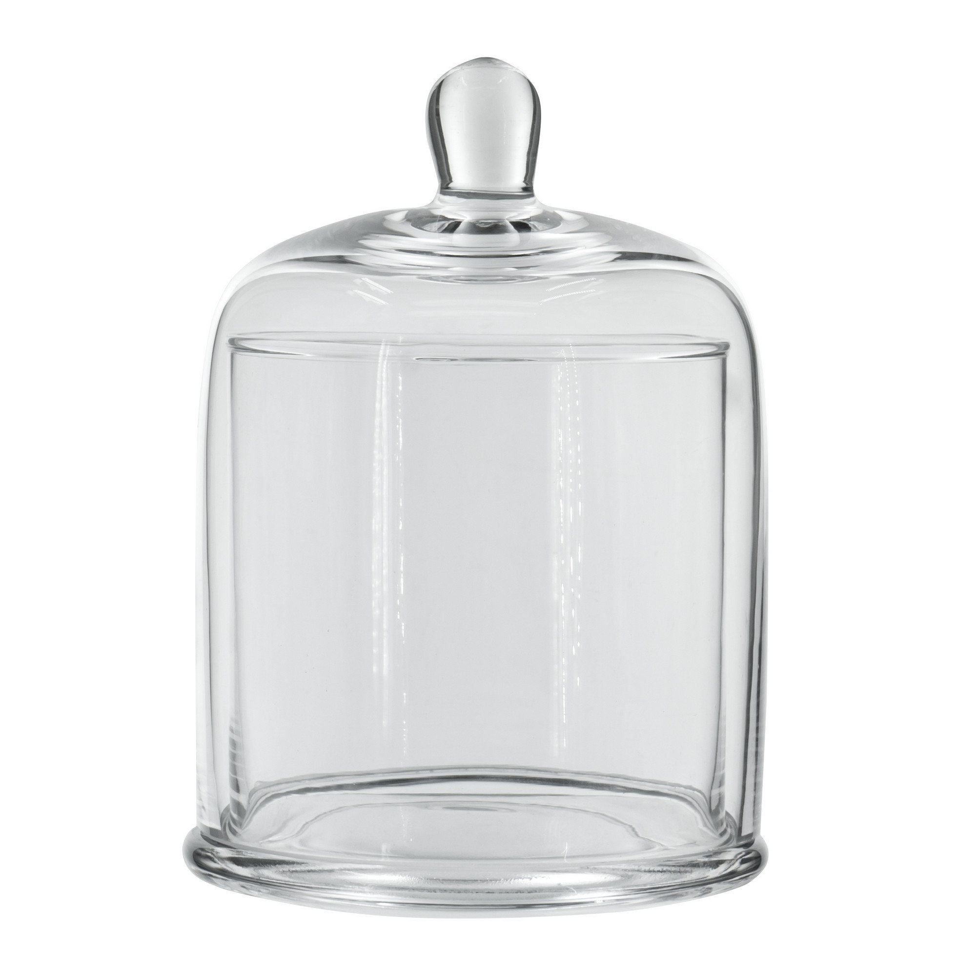 8 Clear Glass Round Container With Lid by Park Lane