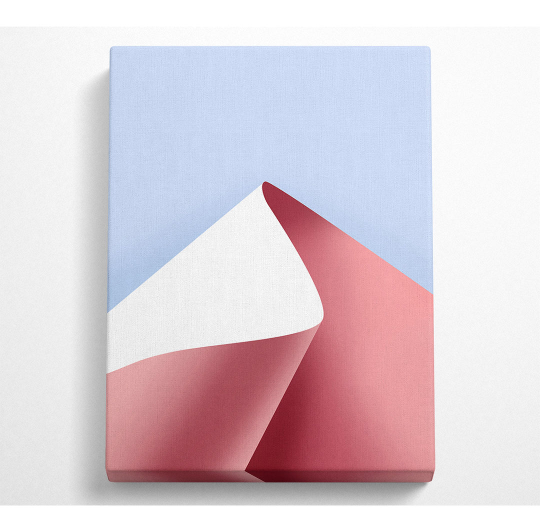 Pink Fold To Blue - Druck