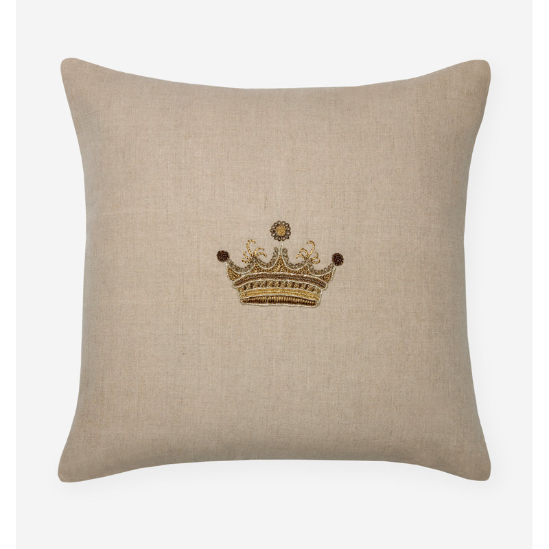 Regale Linen Square Pillow Cover & Insert
