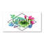 Coltura 50cm W x 100cm L Glass Peel and Stick Panel