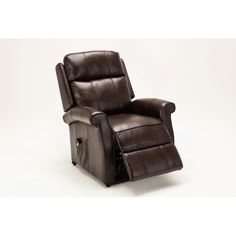 Fauteuil Landis, Brun, Électrique - Bouton-poussoir