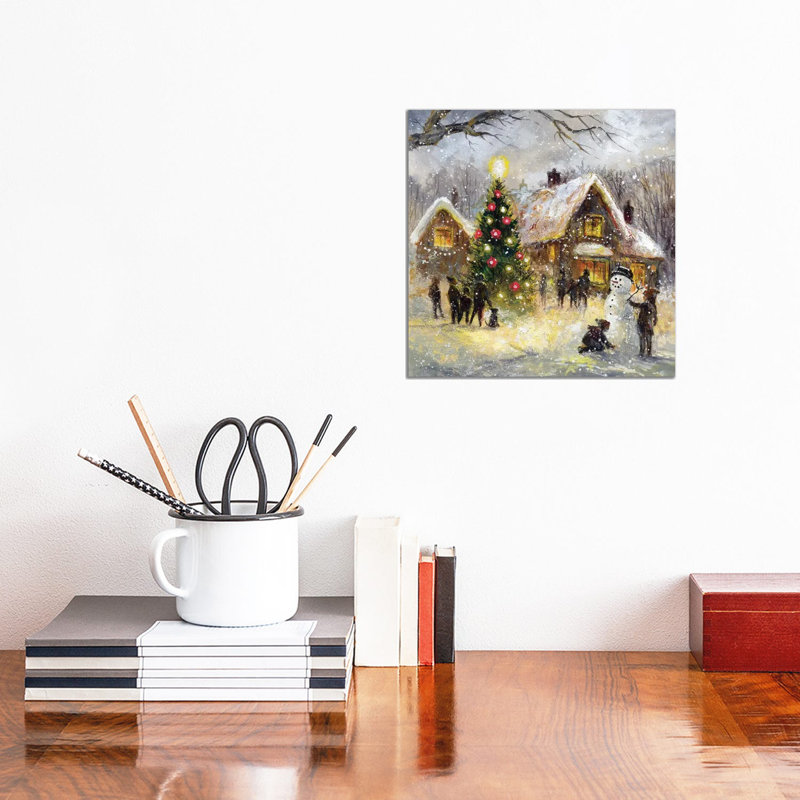 Impression arbre par Jim Mitchell-impression, Toile tendue, H 12 po x l 12 po x P 1,5 po