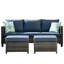 Kaniha Premium All-Weather Wicker 8 - Person Patio Conversation Set with Cushions-588183976