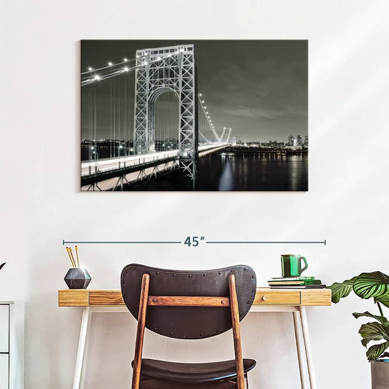 Lilie Bridge City Lights, H 26 po x l 39 po