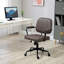 Chaise de bureau à domicile, chaise de bureau d'ordinateur en microfibre avec roulettes pivotantes, hauteur réglable et fonction d'inclinaison