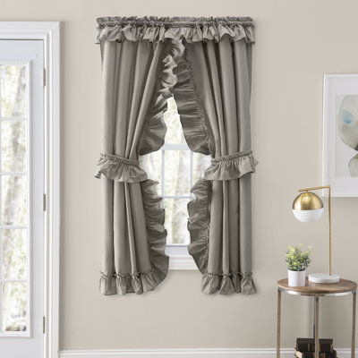 Ellis Cotton Blend Semi Sheer Curtain Pair