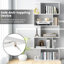 Nafeeza 192cm H x 80cm W Geometric Bookcase-1548205103-1548205102