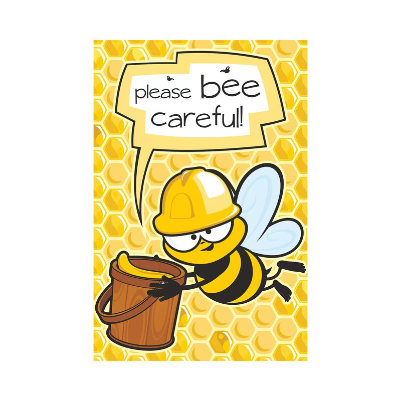 Please Bee Careful by James Lee - Wrapped Canvas Gallery-Wrapped Canvas Giclée, 66.04cm H x 45.72cm W
