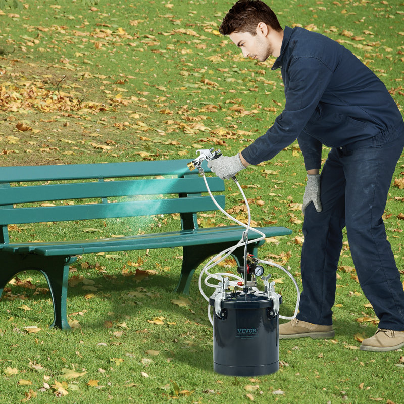 Réservoir sous pression de peinture en aérosol (à utiliser avec votre propre compresseur d'air)