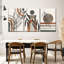 Ensemble de 3 pièces sur toile Nature Geometric Abstract VII-1987391229