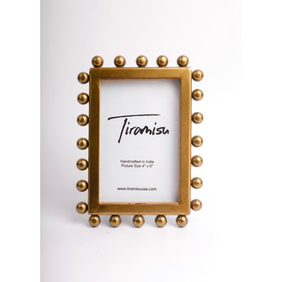 Beaded Edge Iron Picture Frame