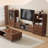Walnut Manufactured Wood TVStands-1252192249
