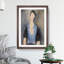 Portrait of a Woman Vol.6 by Amedeo Modigliani - Framed Print-62759620-62759623